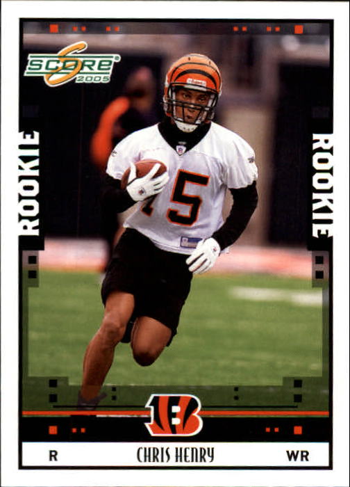 2005 Score #373 Chris Henry RC