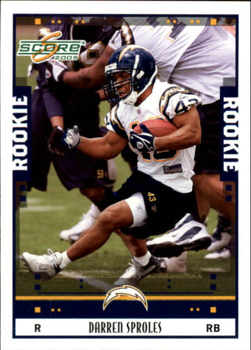 2005 Score #384 Darren Sproles RC