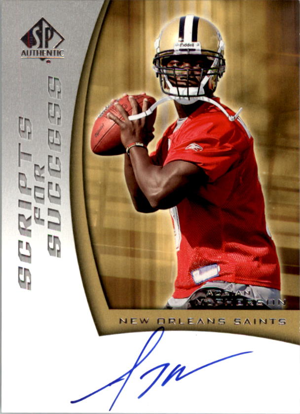 2005 SP Authentic Scripts for Success Autographs #SSAM Adrian McPherson