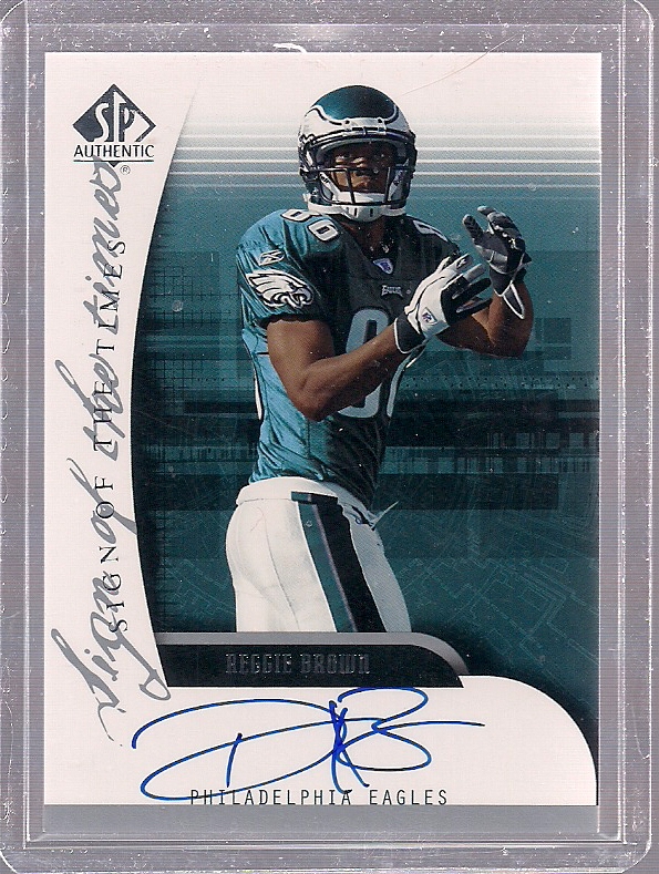 2005 SP Authentic Scripts for Success Autographs #SSRB Reggie Brown