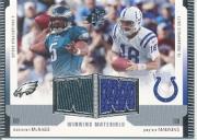 2005 SPx Winning Materials #MM Donovan McNabb/Peyton Manning
