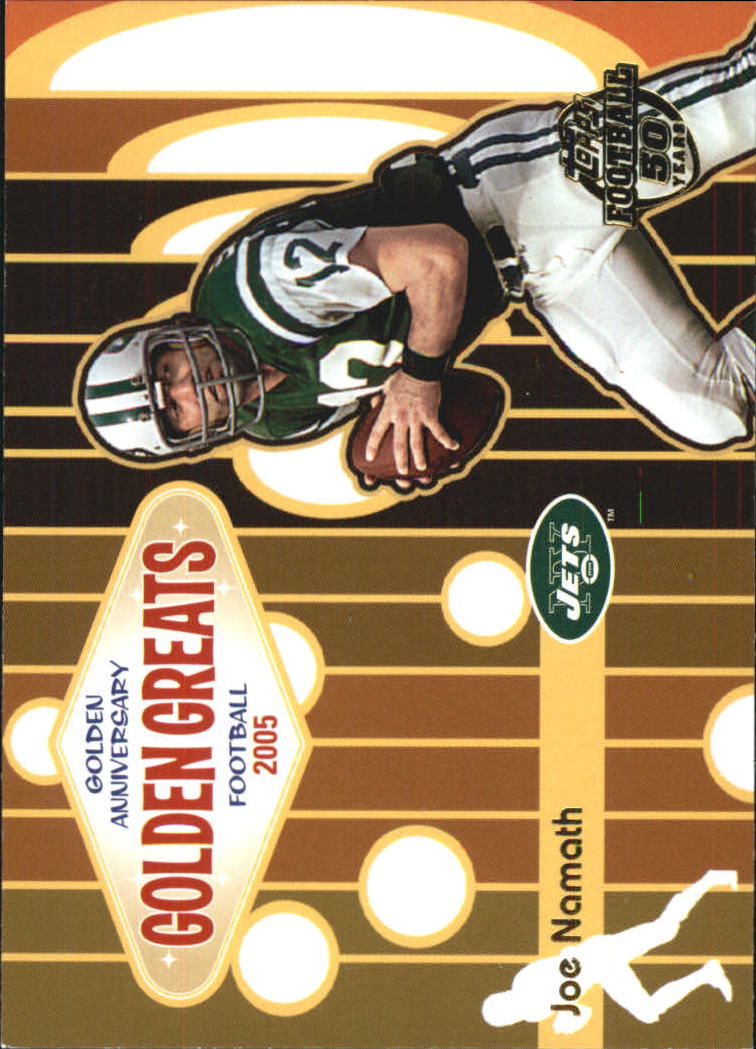 2005 Topps Golden Anniversary Golden Greats #GA2 Joe Namath