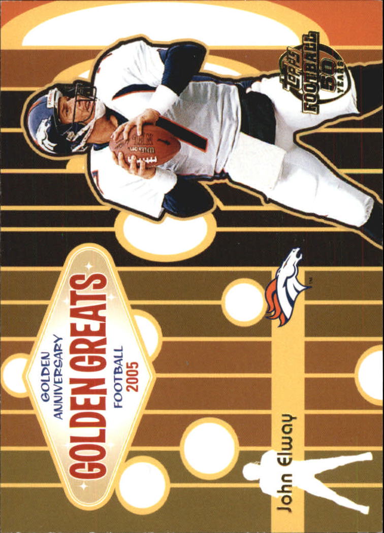 2005 Topps Golden Anniversary Golden Greats #GA5 John Elway