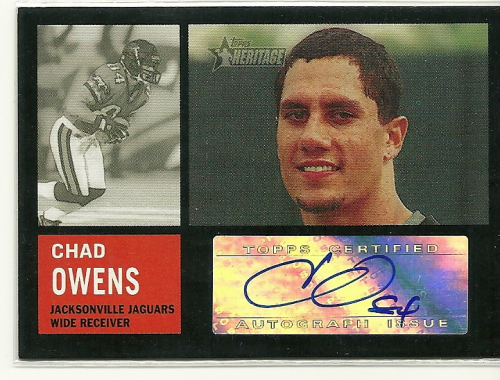 2005 Topps Heritage Real One Autographs #ROACO Chad Owens J