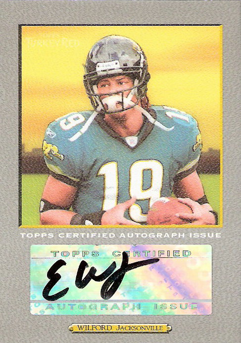 2005 Topps Turkey Red Autographs Gray #TRAEW Ernest Wilford E