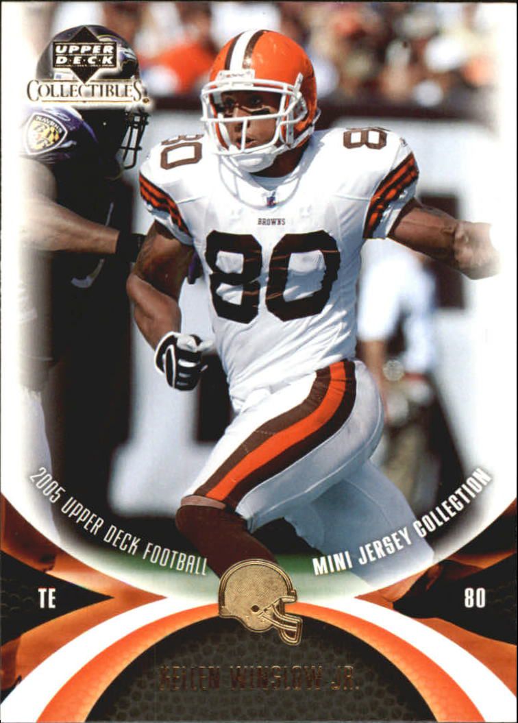 2005 UD Mini Jersey Collection #12 Kellen Winslow