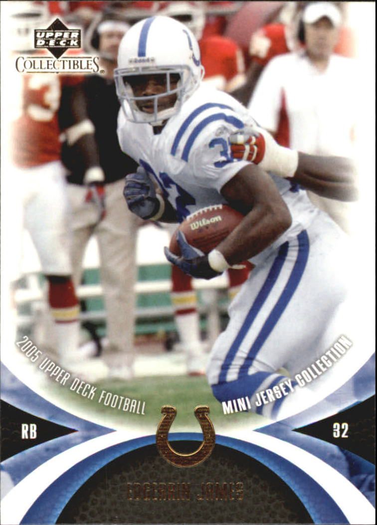 2005 UD Mini Jersey Collection #25 Edgerrin James