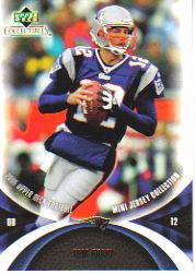 2005 UD Mini Jersey Collection #36 Tom Brady