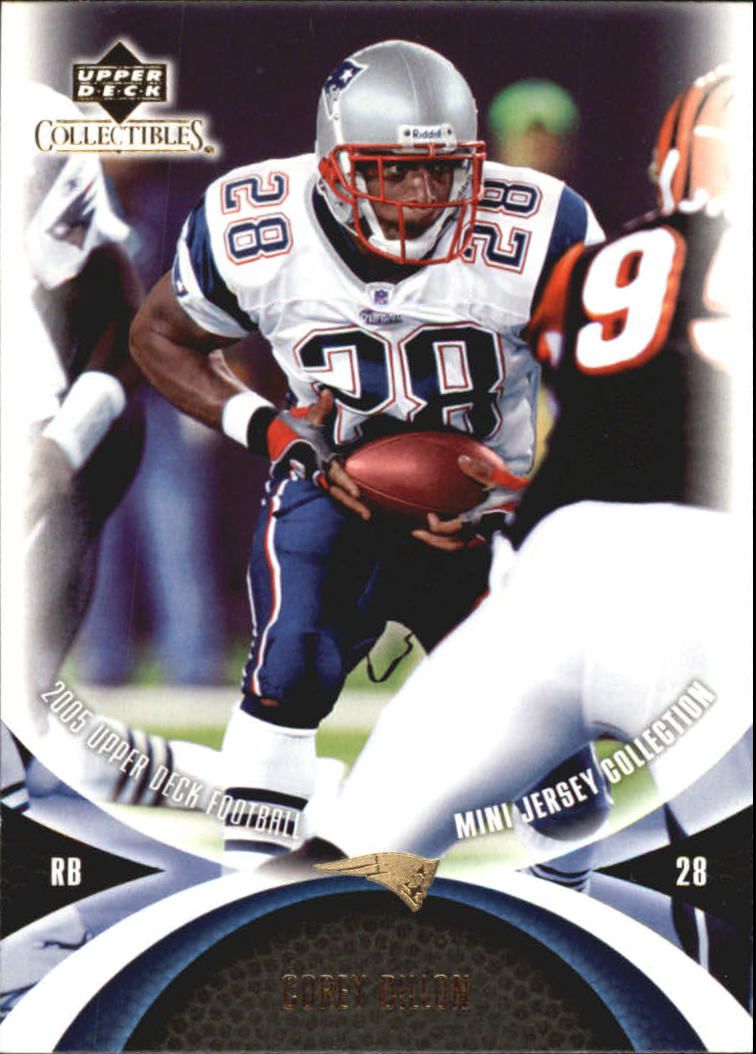 2005 UD Mini Jersey Collection #37 Corey Dillon
