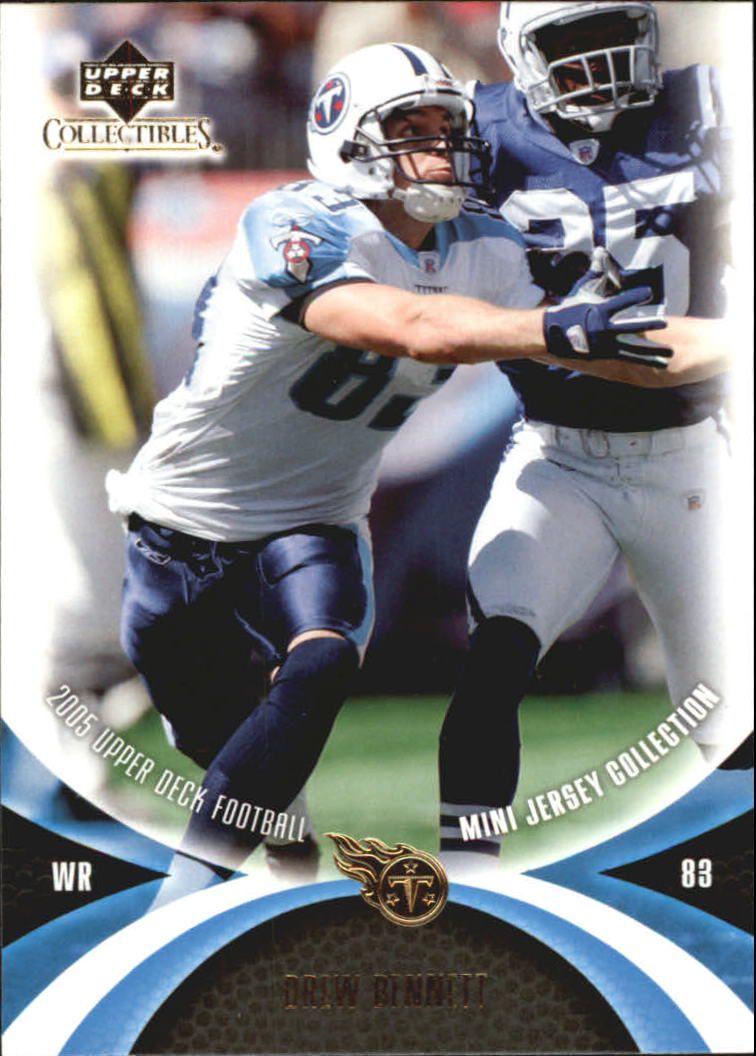 2005 UD Mini Jersey Collection #68 Drew Bennett
