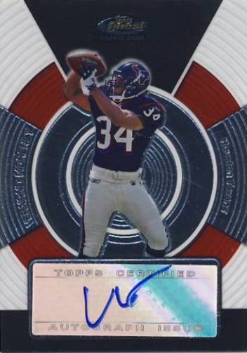 2005 Finest #183 Vernand Morency AU RC