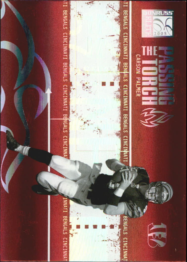 2005 Donruss Elite Passing the Torch Red #PT12 Carson Palmer
