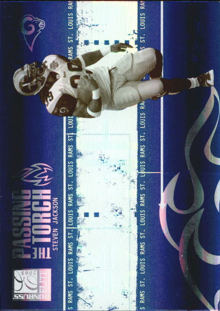 2005 Donruss Elite Passing the Torch Blue #PT2 Steven Jackson