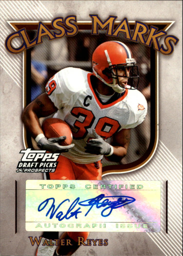 2005 Topps Draft Picks and Prospects Class Marks Autographs #CMWR Walter Reyes F