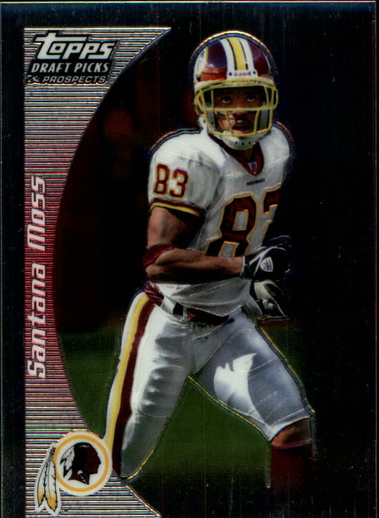 2005 Topps Draft Picks and Prospects Chrome #100 Santana Moss