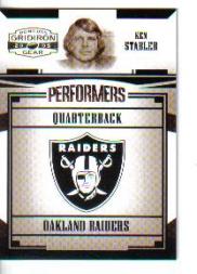 2005 Donruss Gridiron Gear Performers Gold #29 Ken Stabler