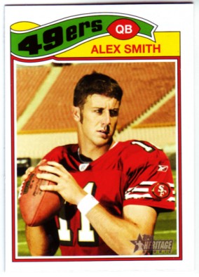 2005 Topps Heritage #55A Alex Smith QB RC