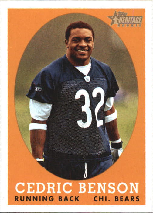 2005 Topps Heritage #74B Cedric Benson 58T SP