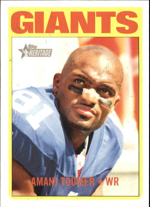 2005 Topps Heritage #193 Amani Toomer