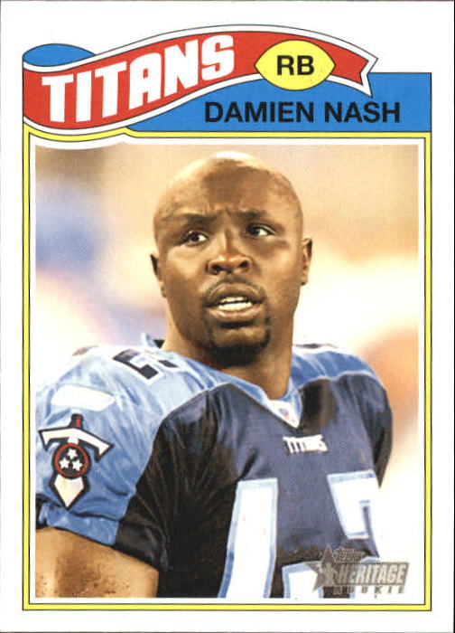 2005 Topps Heritage #281 Damien Nash RC