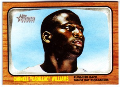 2005 Topps Heritage #343A Cadillac Williams SP SP front image