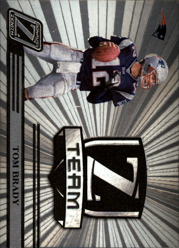 2005 Zenith Z-Team Silver #ZT17 Tom Brady
