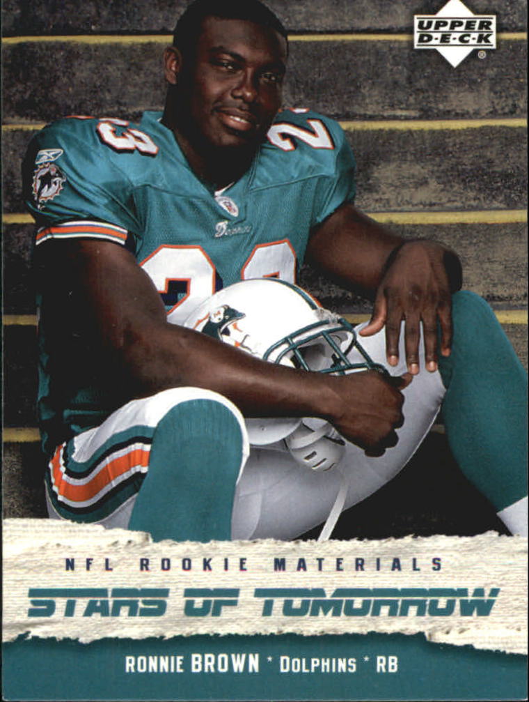 2005 Upper Deck Rookie Materials Stars of Tomorrow #ST6 Ronnie Brown
