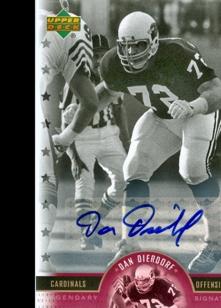 2005 Upper Deck Legends Legendary Signatures #DD Dan Dierdorf