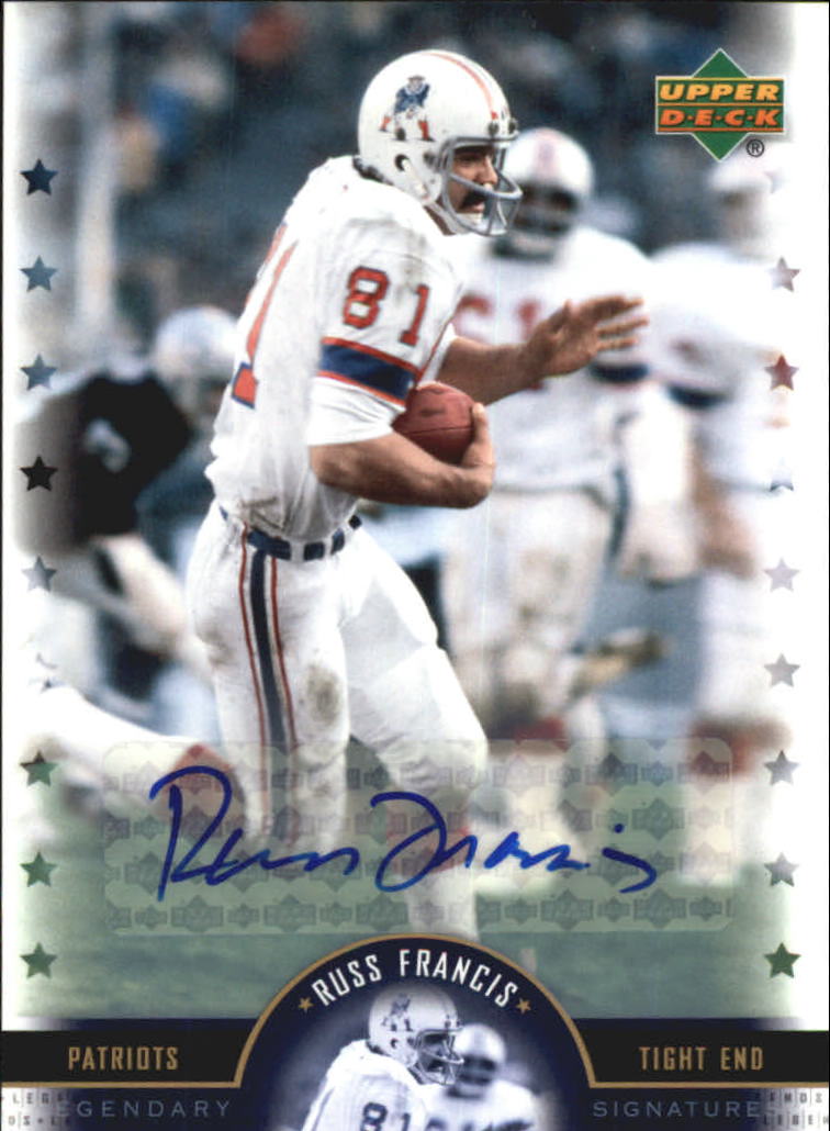 2005 Upper Deck Legends Legendary Signatures #RS Russ Francis