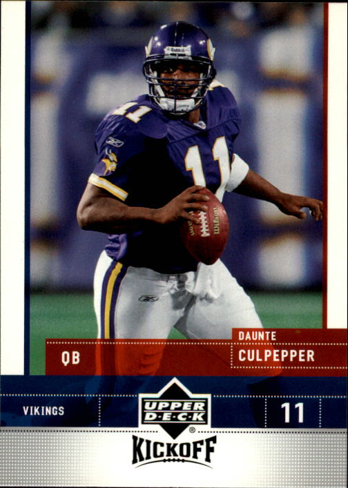 2005 Upper Deck Kickoff #49 Daunte Culpepper