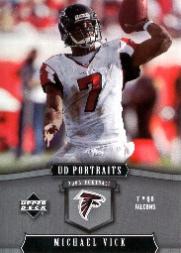 2005 UD Portraits #4 Michael Vick