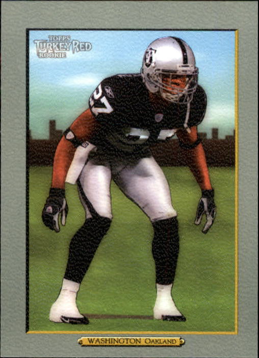 2005 Topps Turkey Red #217 Fabian Washington RC