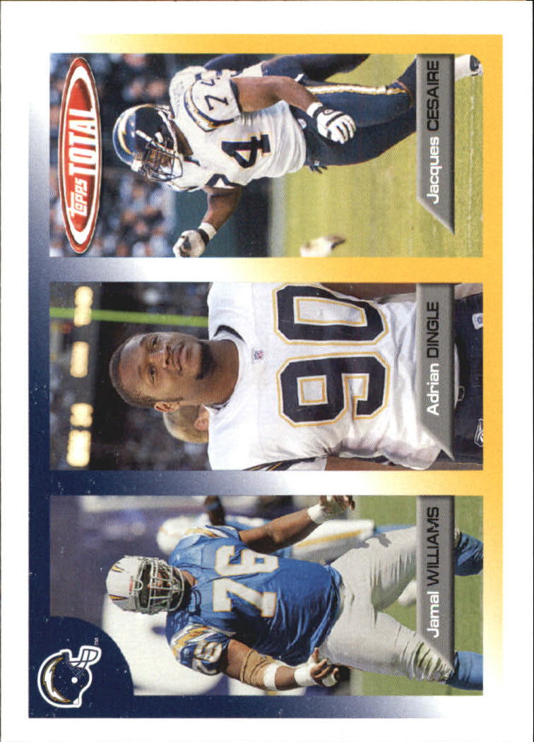 2005 Topps Total #88 Jacques Cesaire RC/Jamal Williams/Adrian Dingle