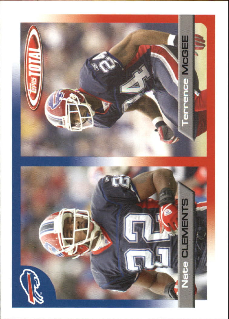 2005 Topps Total #136 Nate Clements/Terrence McGee RC