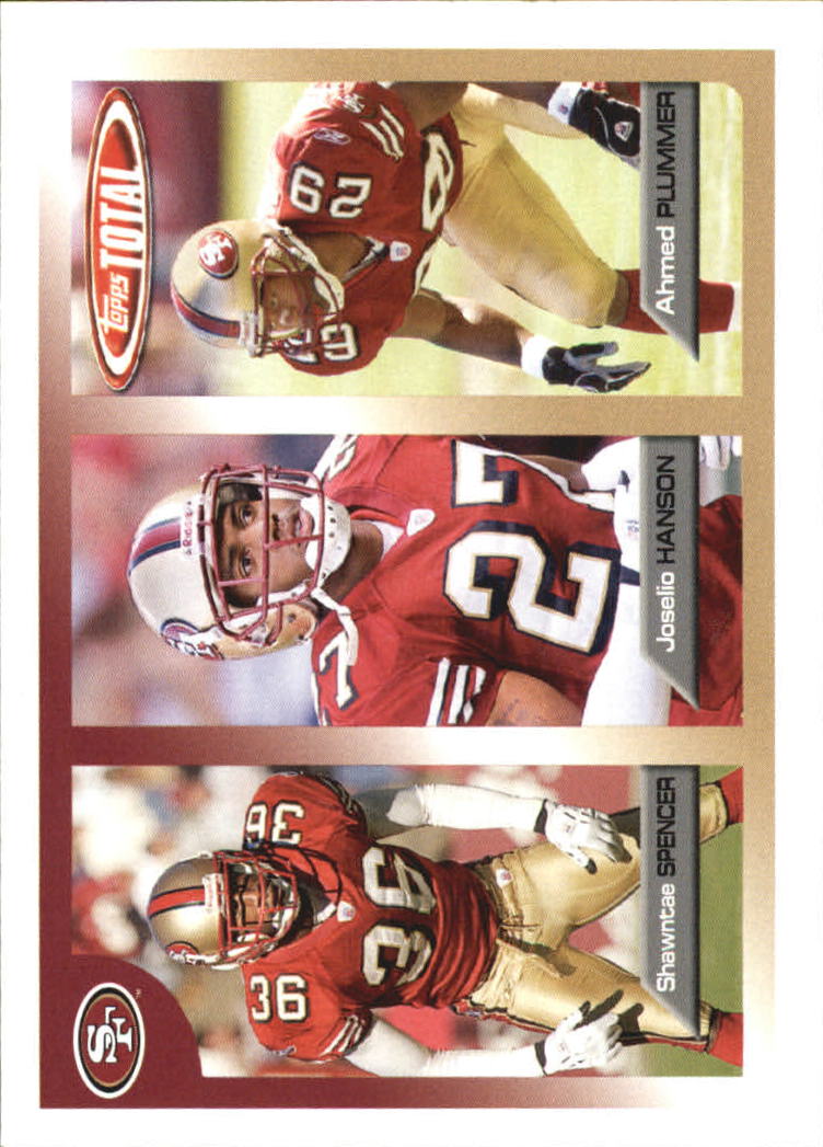 2005 Topps Total #367 Ahmed Plummer/Joselio Hanson RC/Shawntae Spencer