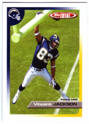 2005 Topps Total #472 Vincent Jackson RC