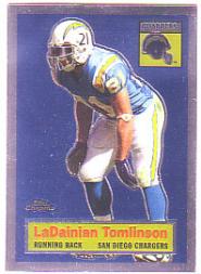 2005 Topps Chrome Throwbacks #TB1 LaDainian Tomlinson