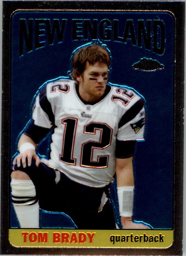 2005 Topps Chrome Throwbacks #TB10 Tom Brady
