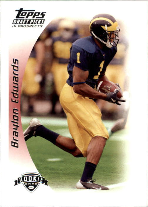 2005 Topps Draft Picks and Prospects #149 Braylon Edwards RC