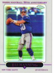 2005 Topps Chrome Refractors #36 Eli Manning