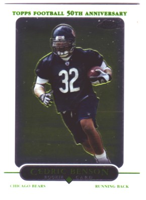 2005 Topps Chrome #167 Cedric Benson RC