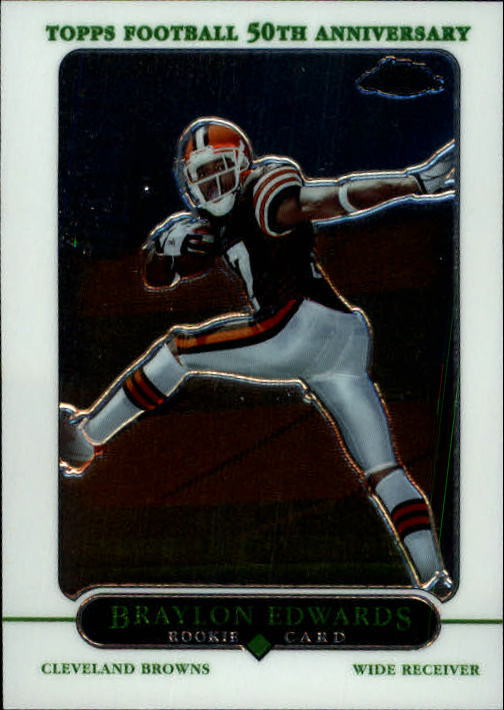 2005 Topps Chrome #174 Braylon Edwards RC