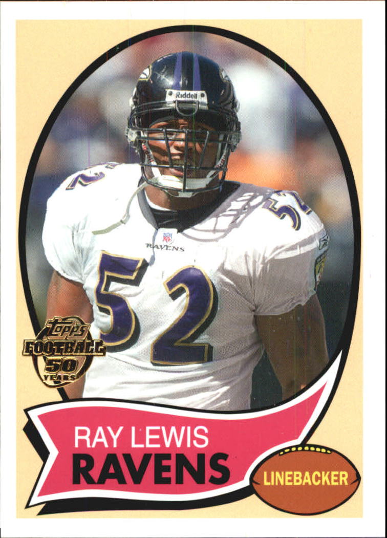 2005 Topps Throwbacks #TB15 Ray Lewis