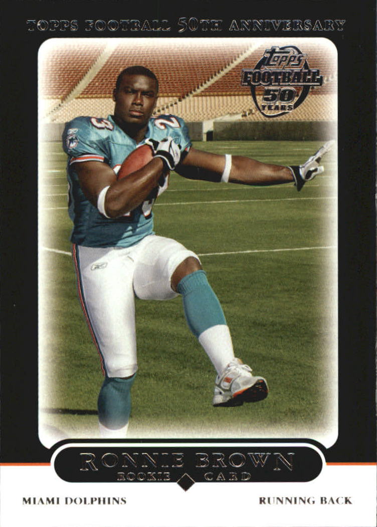 2005 Topps Black #411 Ronnie Brown
