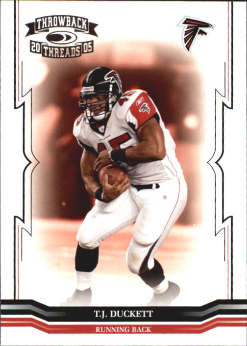 2005 Throwback Threads #8 T.J. Duckett