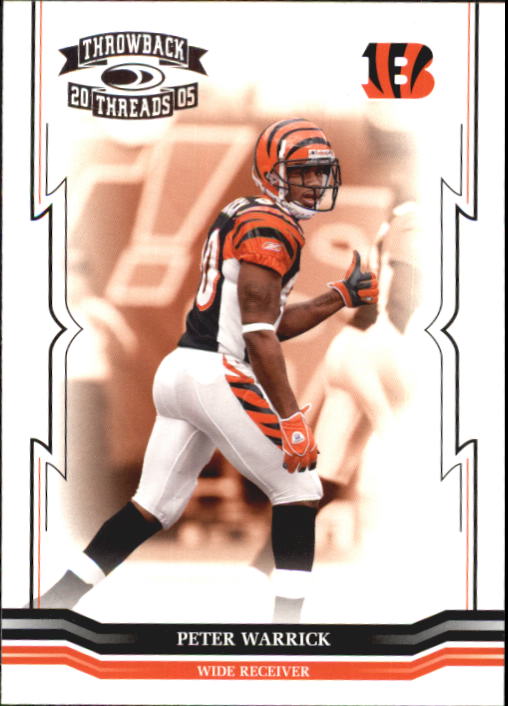 2005 Throwback Threads #31 Peter Warrick