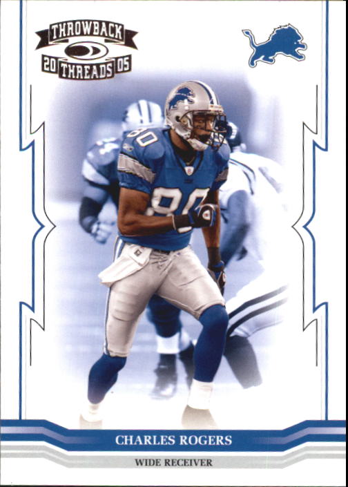 2005 Throwback Threads #50 Charles Rogers
