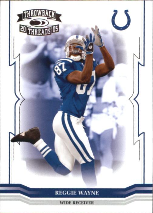 2005 Throwback Threads #66 Reggie Wayne