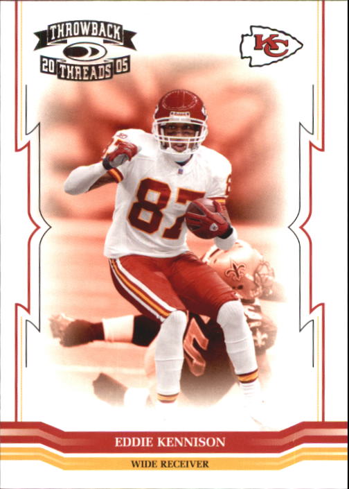 2005 Throwback Threads #75 Eddie Kennison