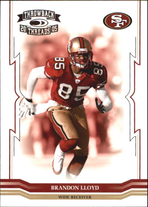 2005 Throwback Threads #125 Brandon Lloyd
